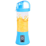 380ML Portable Blender Juicer Cup USB Rechargeable Electric Automatic Vegetable Fruit Citrus Orange Juice Maker Cup Mixer Bottle