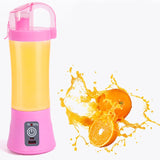 380ML Portable Blender Juicer Cup USB Rechargeable Electric Automatic Vegetable Fruit Citrus Orange Juice Maker Cup Mixer Bottle