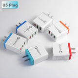 Universal 18 W USB Quick charge 3.0 5V 3A for Iphone 7 8  EU US Plug Mobile Phone Fast charger charging for Samsug s8 s9 Huawei