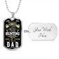 Hunting Dog Tag Necklace