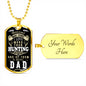 Hunting Dog Tag Necklace