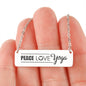 Peace Love Yoga Necklace
