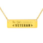 This Girl Is Protected By A Veteran Necklace