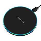 FDGAO 10W Fast Wireless Charger For Samsung Galaxy S9/S9+ S8 S7 Note 9 S7 Edge USB Qi Charging Pad for iPhone XS Max XR X 8 Plus